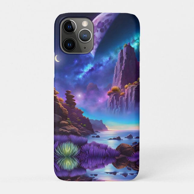 Lavender Landscape Fantasy Case-Mate iPhone Case (Back)