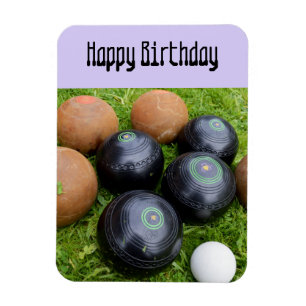 Lavender Lawn Bowls, Flexible Magnet