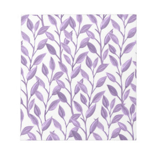 Lavender Leaves Notepad