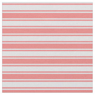 Lavender & Light Coral Coloured Lines Pattern Fabric