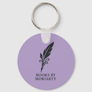 Lavender Logo Keychain