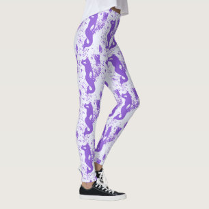 lavender  lookout mermaids leggings