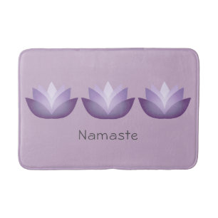 Lavender Lotus Bath Mat