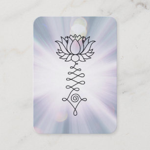 *~* Lavender Lotus Blue Rays Reiki Healing Energy Business Card