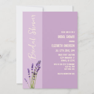 Lavender Love Bridal Shower Invitation