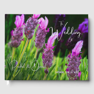 Lavender, Love & Devotion, Wedding Guest Book