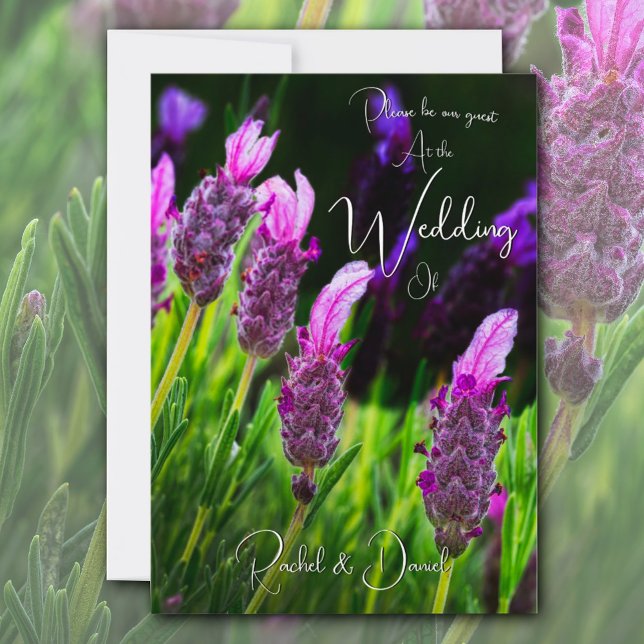Lavender, Love & Devotion, Wedding Invitation (Creator Uploaded)