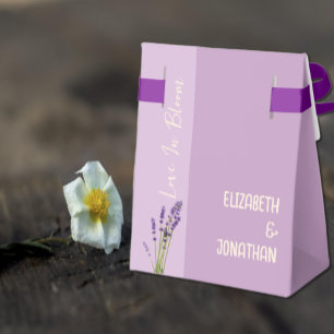 Lavender Love Wedding Favour Box