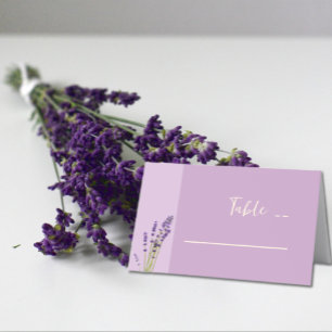Lavender Love Wedding Place Card