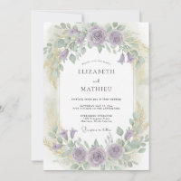 Lavender Lyrical Floral Wedding