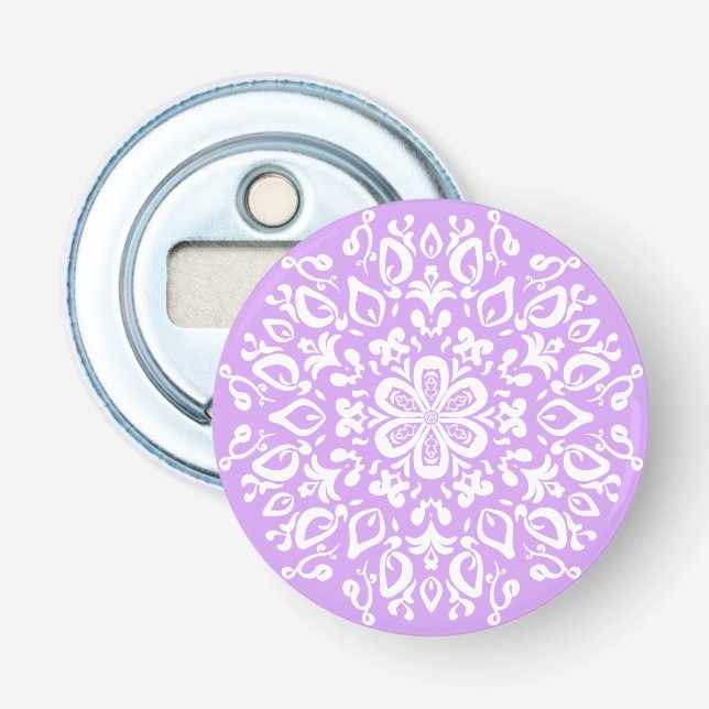 Lavender Mandala Bottle Opener (Front)