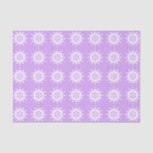 Lavender Mandala Tissue Paper (Front)