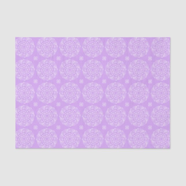 Lavender Mandala Tissue Paper (Front)