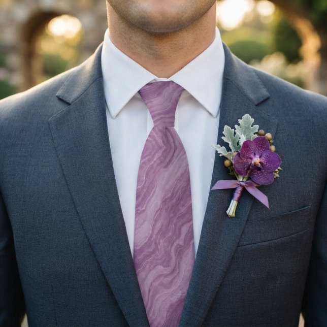 Lavender Marble Wave Tie (Creator Uploaded)