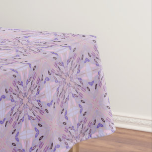 Lavender Mauve Pink Purple Geometric Abstract Art  Tablecloth