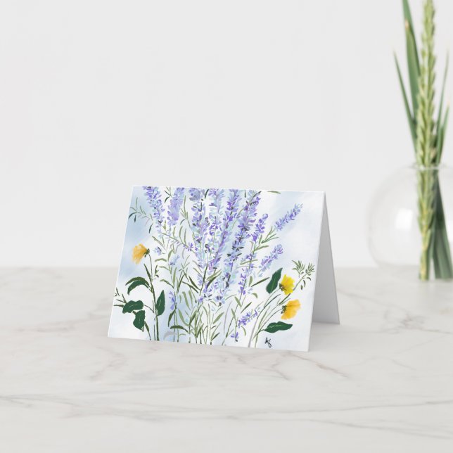 Lavender Meadow - Impression Card (Front)