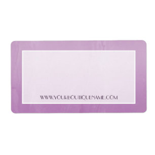 Lavender Minimal Boutique Label