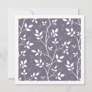 Lavender Minimalist Botanical Rising Branches Card