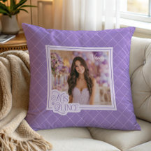 Lavender Mis Quince Photo Quinceanera Keepsake