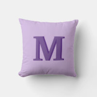 Lavender Monogram Initial 