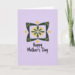 Lavender Mothers Day Blossom Card