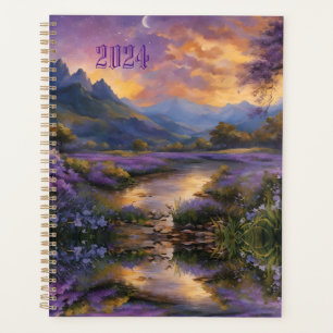 Lavender Mountain Valley at Dawn Planner