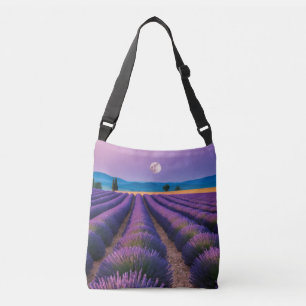 Lavender Nature Outdoors Landscape Calm Peaceful  Crossbody Bag
