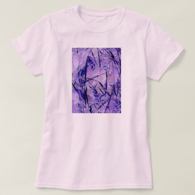 Lavender Nature T-Shirt (Design Front)