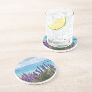 lavender on the lake shore coaster