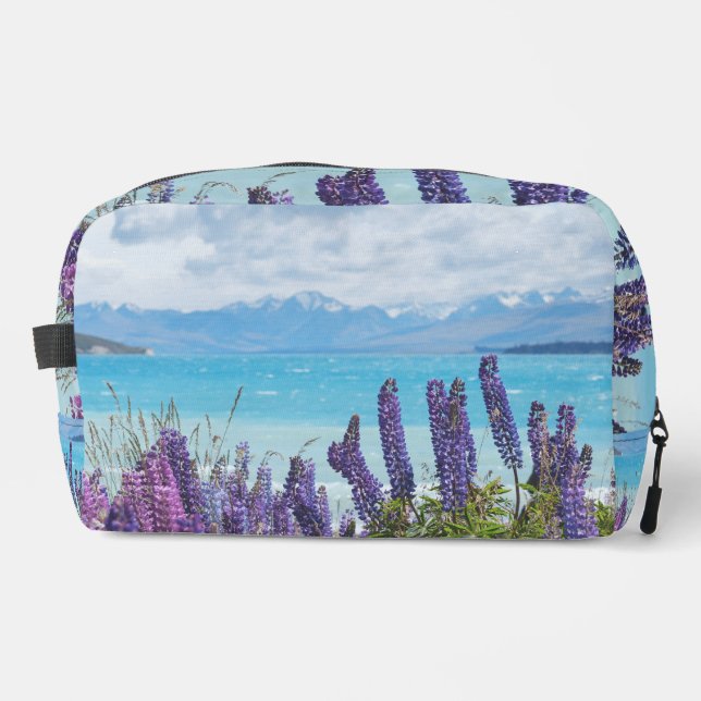 lavender on the lake shore dopp kit (Front)
