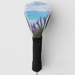 lavender on the lake shore golf head cover