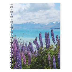 lavender on the lake shore notebook