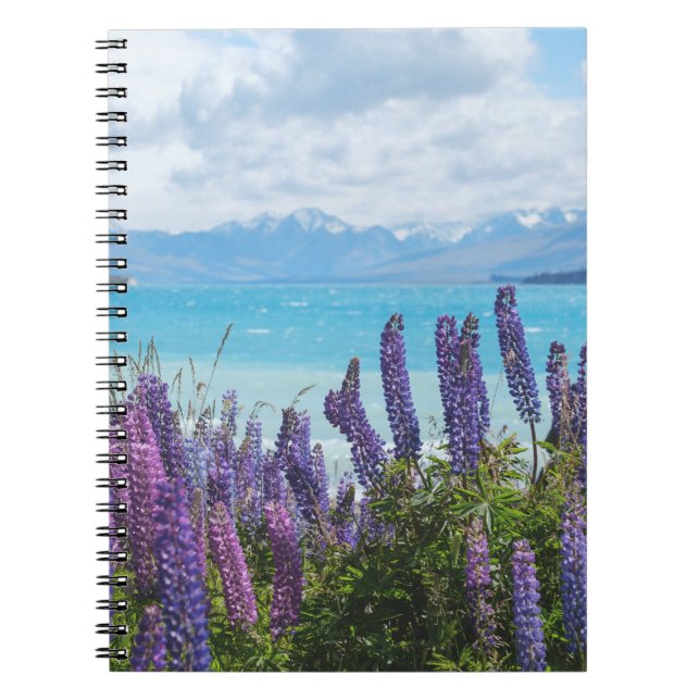 lavender on the lake shore notebook (Front)