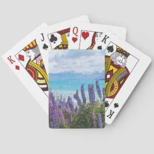 lavender on the lake shore playing cards
