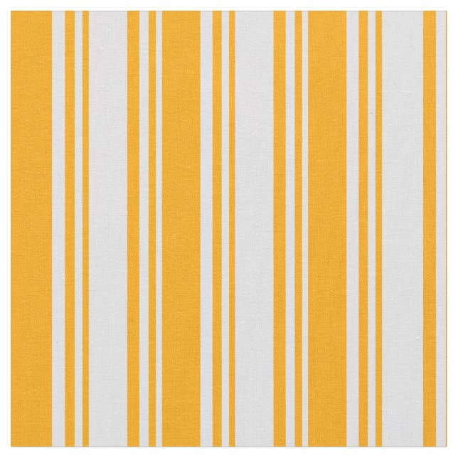 Lavender & Orange Coloured Stripes/Lines Pattern Fabric (Close Up)