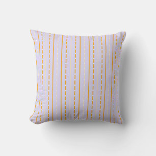 Lavender & Orange Pattern Cushion