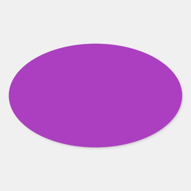 Lavender Oval Sticker (Front)