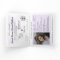 Lavender Passport Photo Wedding Invitation