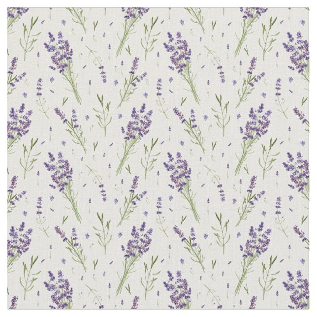 Lavender Pattern  Fabric (Close Up)