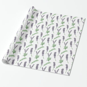Lavender Pattern Wrapping Paper