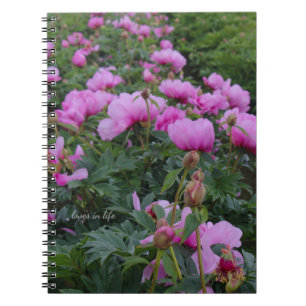 Lavender Peonies Notebook