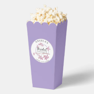 Lavender Pink Lilac  Bridal Shower  Favour Box