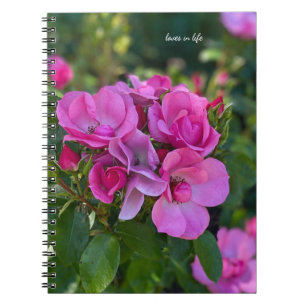 Lavender Pink Rose Notebook