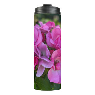 Lavender Pink Rose Thermal Tumbler