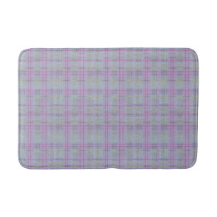 Lavender Plaid Harmony Bath Mat