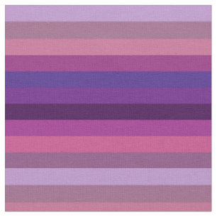 Lavender & Plum Horizontal Stripes Fabric