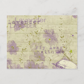 Lavender Postcard