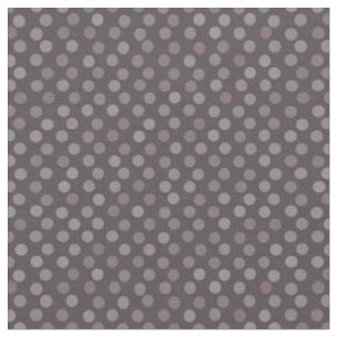Lavender Purple and gray dots Fabric