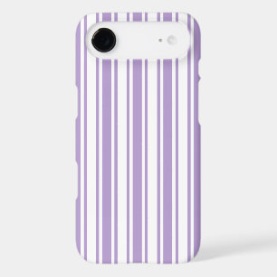 Lavender purple and white candy stripes