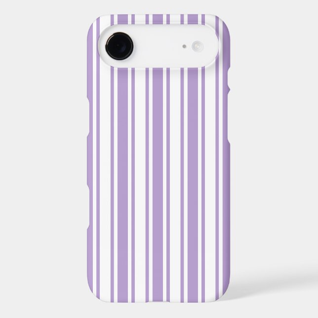 Lavender purple and white candy stripes (Back)